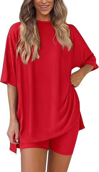 2026 Dame Sommer Uformell Løs Todelt Uformell Dress