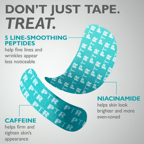 Peptide Skin Injection Peptid-infusert ansikts- og øyetape