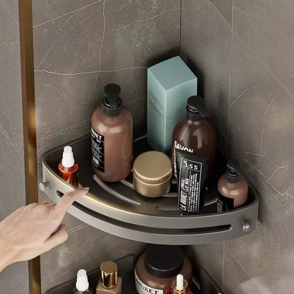 🔥 36 % RABATT – Trekantet hjørnehylle til badet