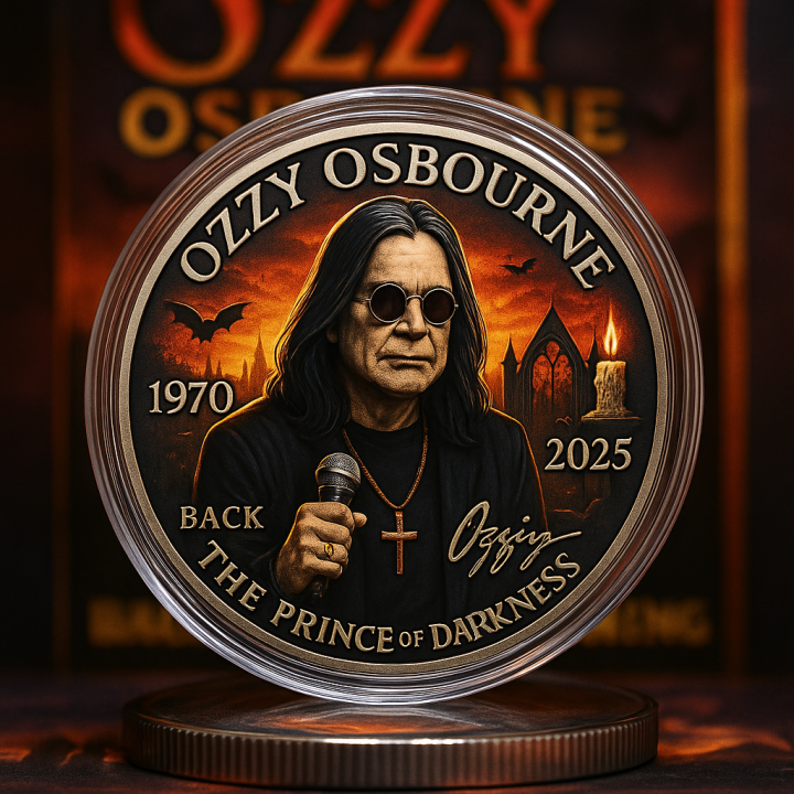 Ozzy Osbourne avskjedsmynt