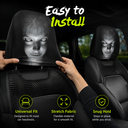 😆 Morsomme tegneserie-nakkestøttetrekk til bilen