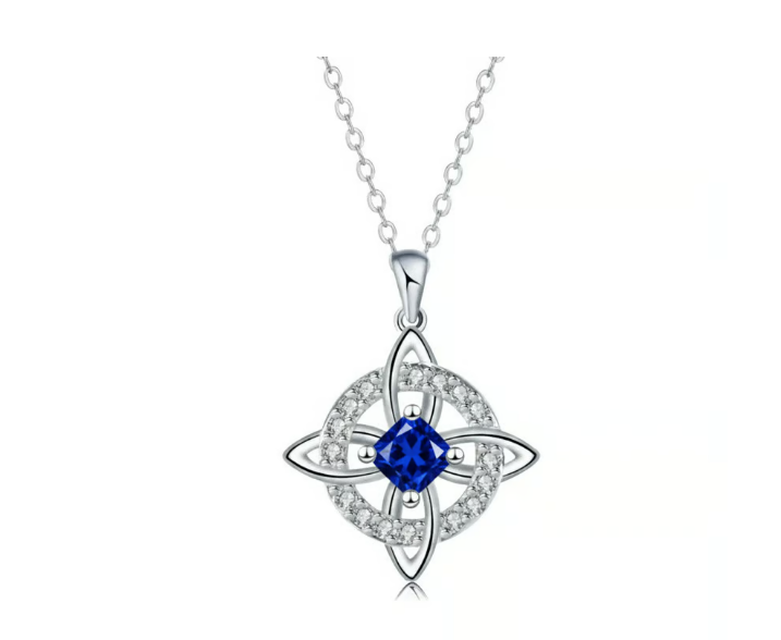 Mystisk fødselssteinskjede med hekseknute🔮💞Beskytt dine kjære