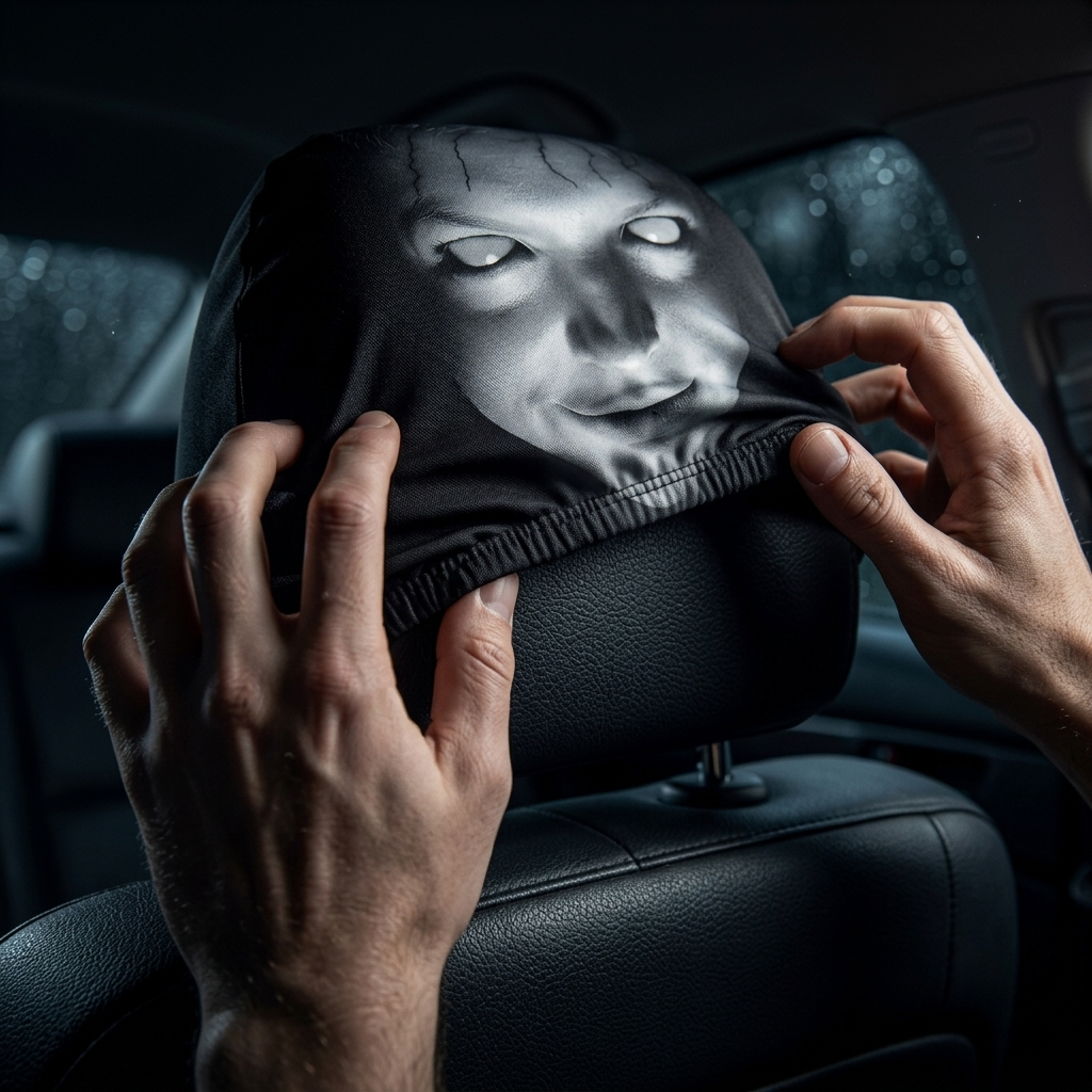 😆 Morsomme tegneserie-nakkestøttetrekk til bilen