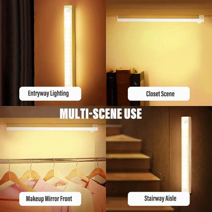 🔥 SISTE DAGS SALG 49% RABATT - 💡 Smarte magnetiske oppladbare LED-lamper med sensor, ingen støt