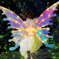 🦋🔥Julrea – upp till 50 % rabatt🎅✨Uppladdningsbara elektriska älvvingar med LED-ljus och musik
