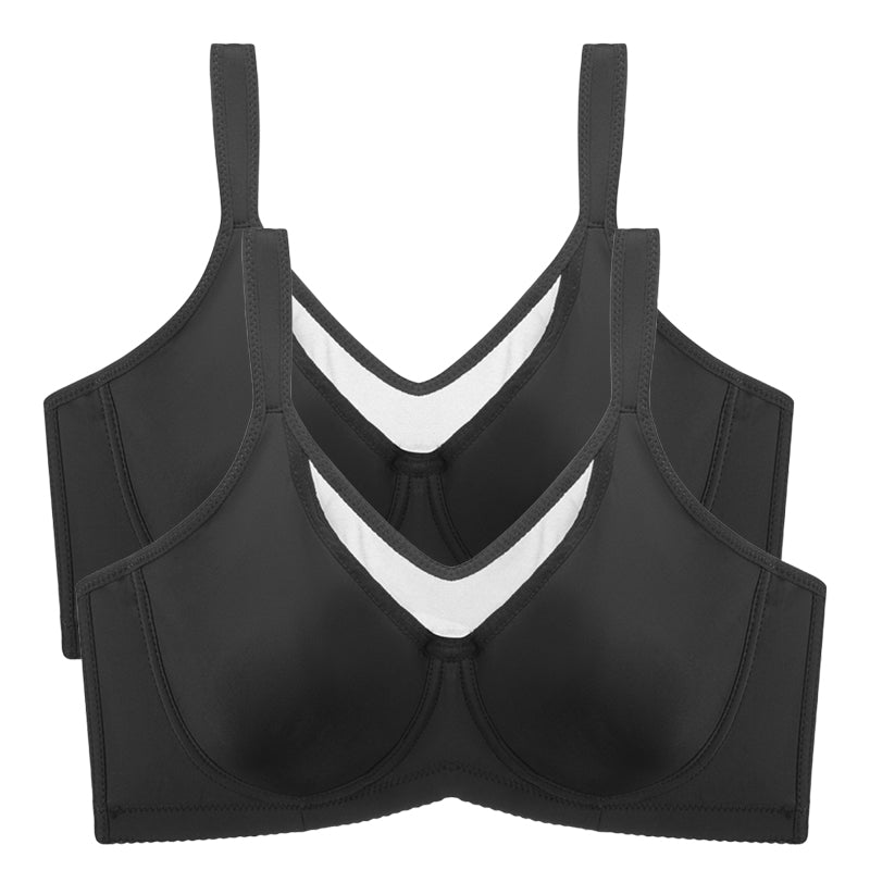 ⏳HELT SALG -🖤💐Elegant, gjennomsiktig, heldekkende BH for dame i store størrelser