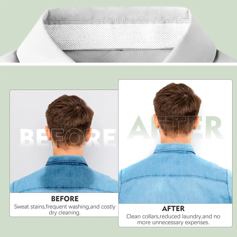 🔥Siste dag 50 % RABATT🎁Usynlige svetteputer og kragebeskyttere for skjorter – Unisex svettebeskyttelse