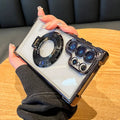 Galvaniserat magnetiskt stativ Mobilskal för Samsung