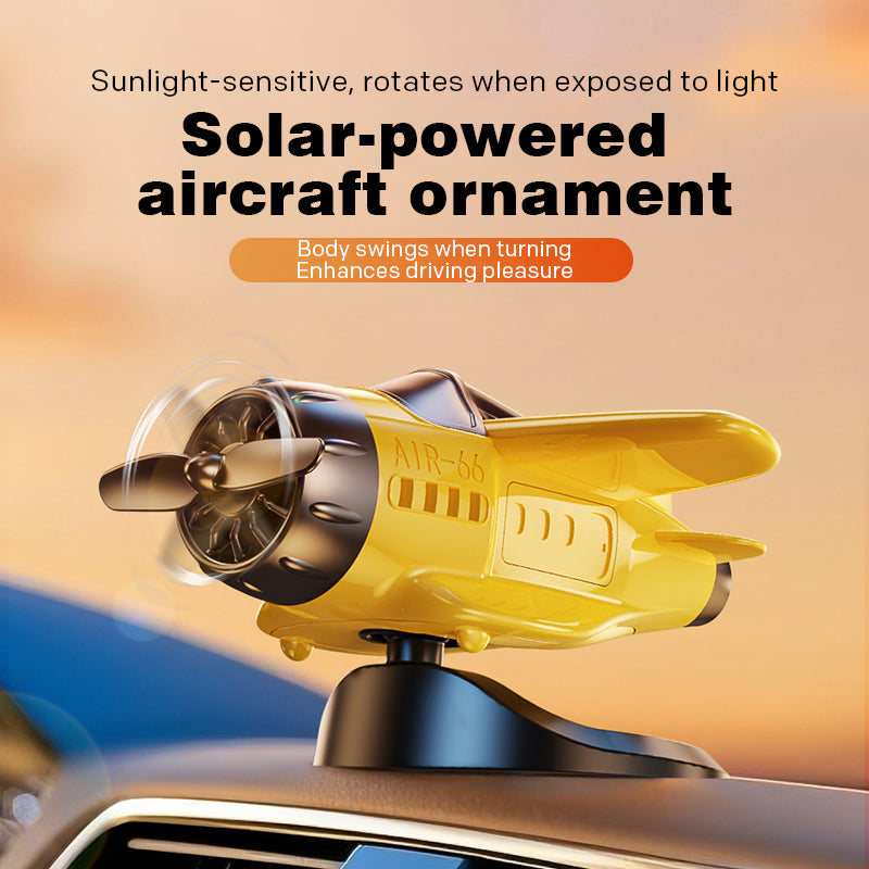 🎁2026 Tidsbegrenset salg - 50 % RABATT🔥Soldrevne bilpynt formet som fly
