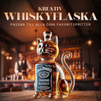 Kreativ hundformad whiskyflaska