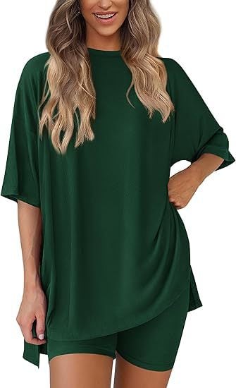 2026 Dame Sommer Uformell Løs Todelt Uformell Dress