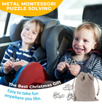Den beste julegaven🎁 Metall Montessori-puslespill