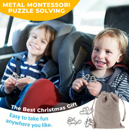 Den beste julegaven🎁 Metall Montessori-puslespill