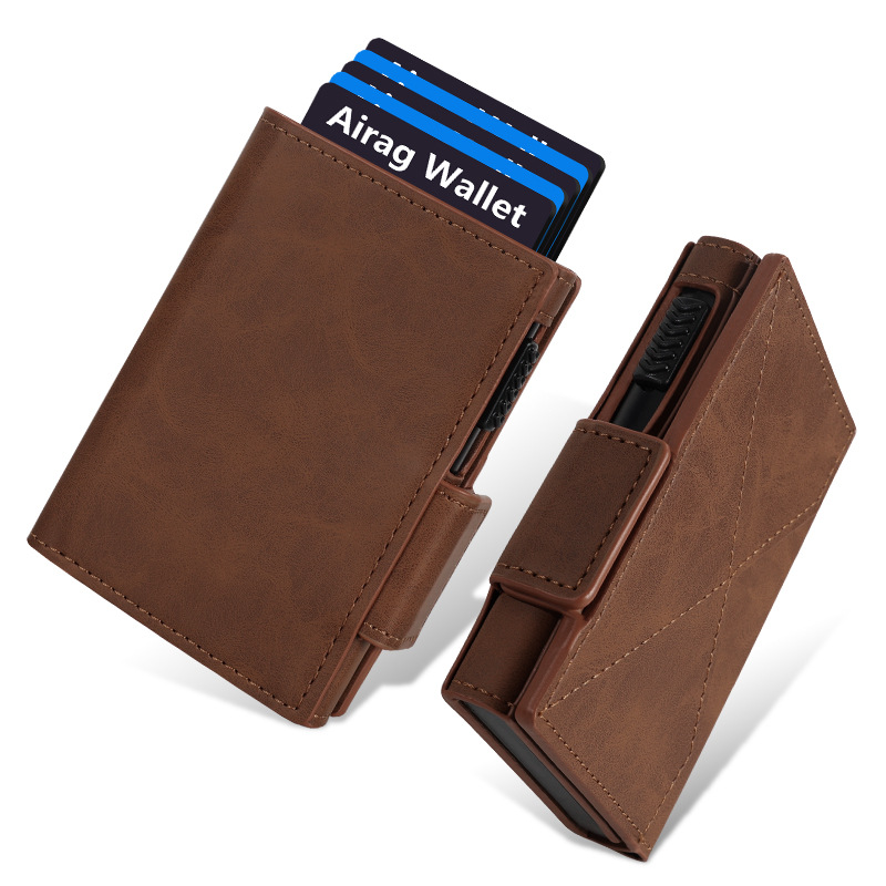 Slank herrelommebok med RFID-brikke