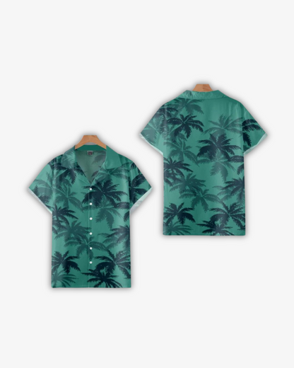Hawaiianska strand korta ärmar