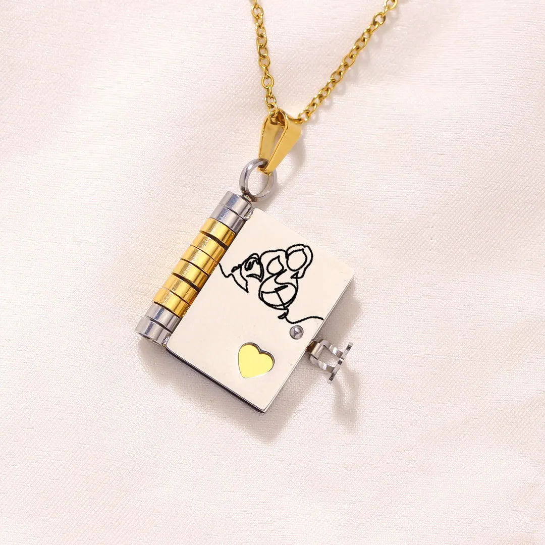 For Granddaughter - The Most Beautiful Chapter Book Necklace