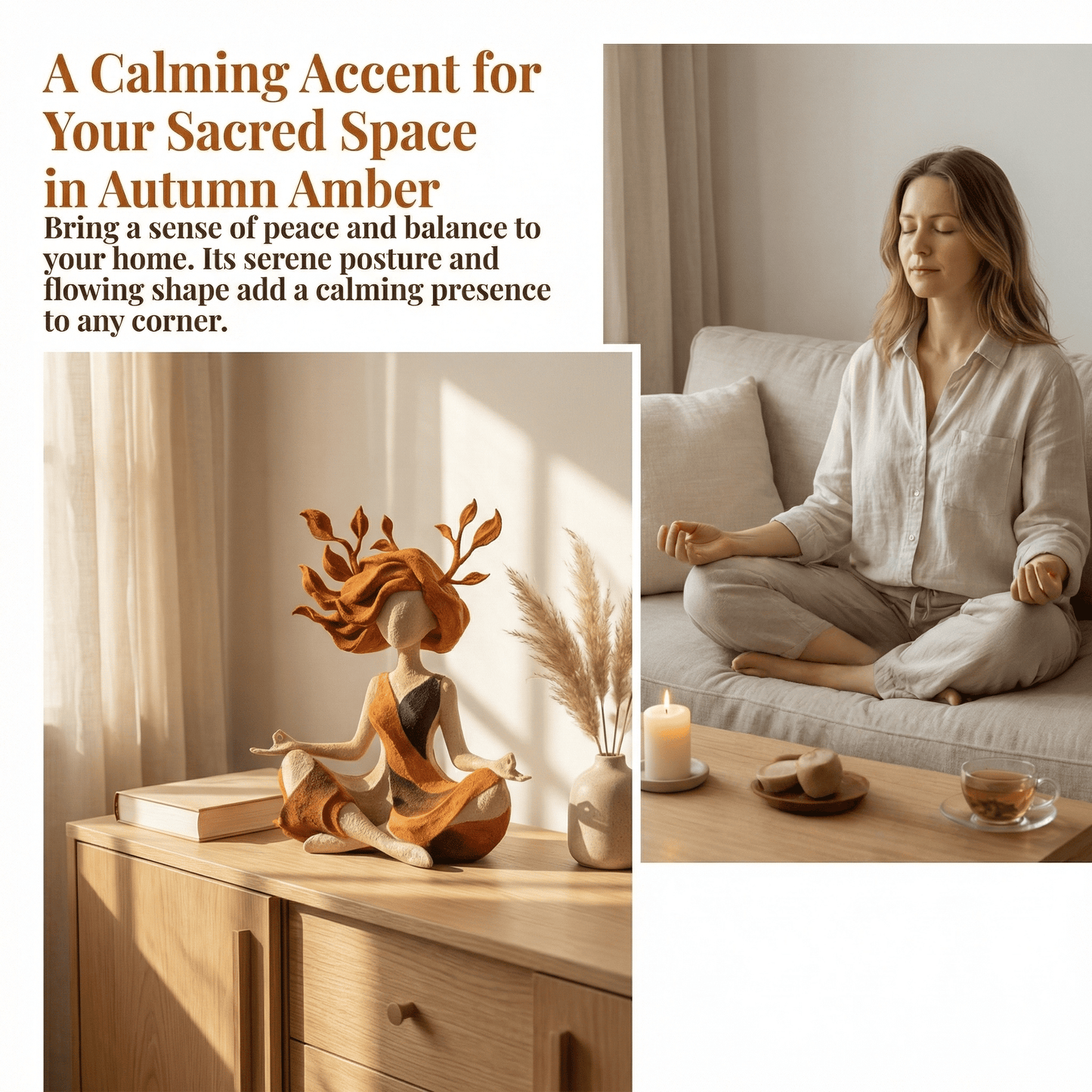 🔥Serenity Growth | Skulptur som symboliserer indre harmoni