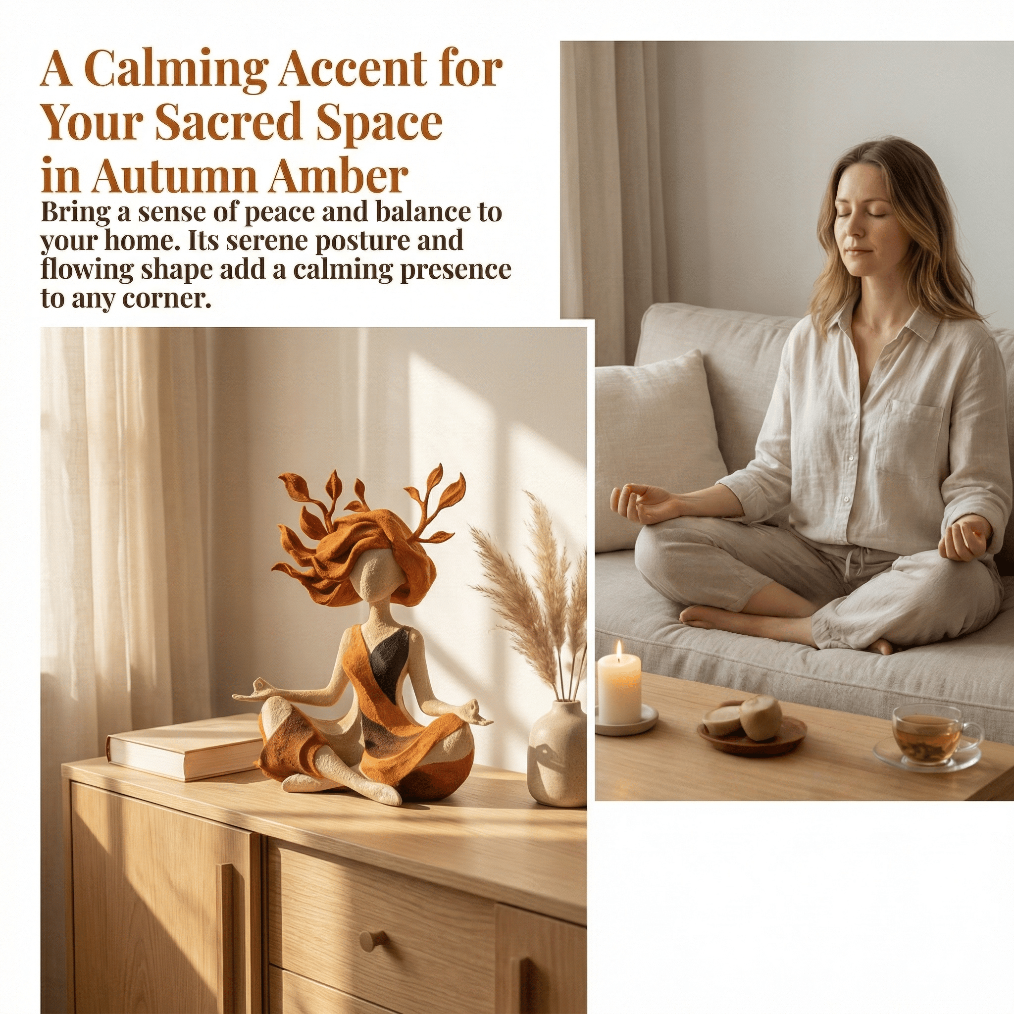 🔥Serenity Growth | Skulptur som symboliserer indre harmoni