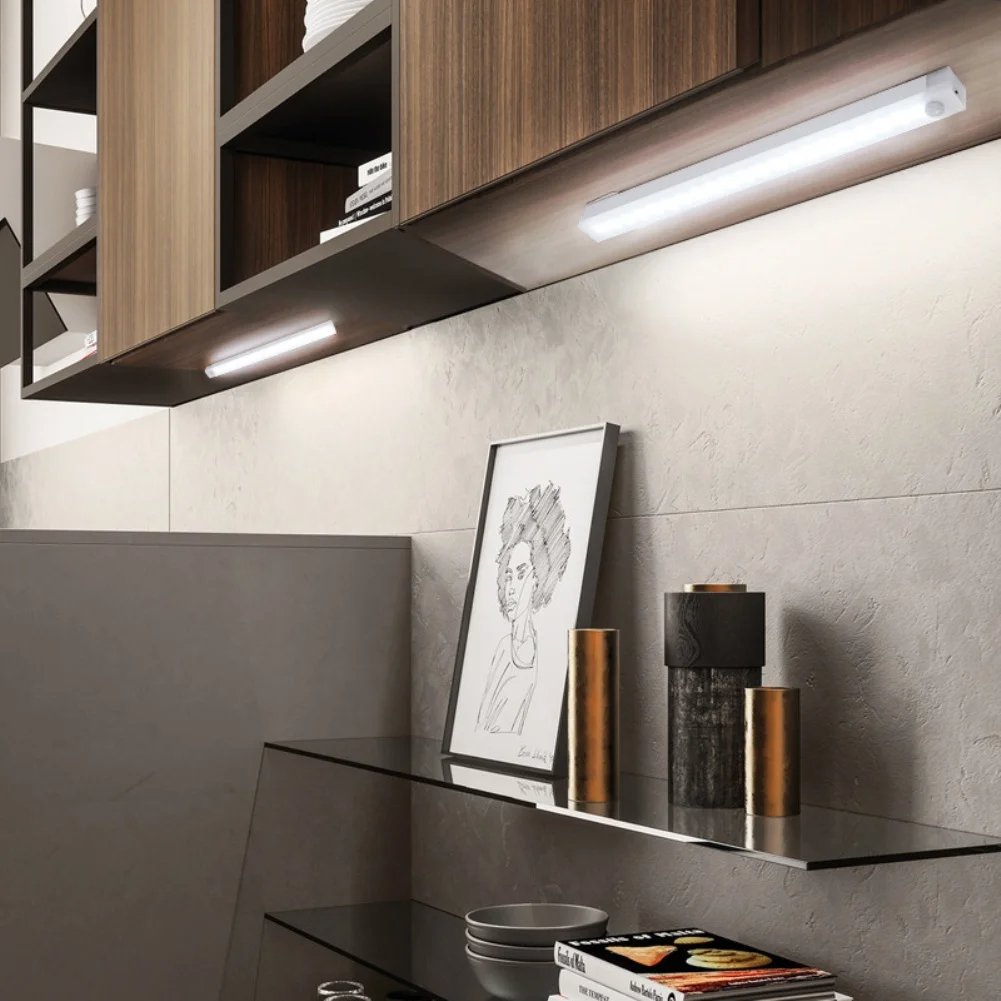 🔥 SISTE DAGS SALG 49% RABATT - 💡 Smarte magnetiske oppladbare LED-lamper med sensor, ingen støt