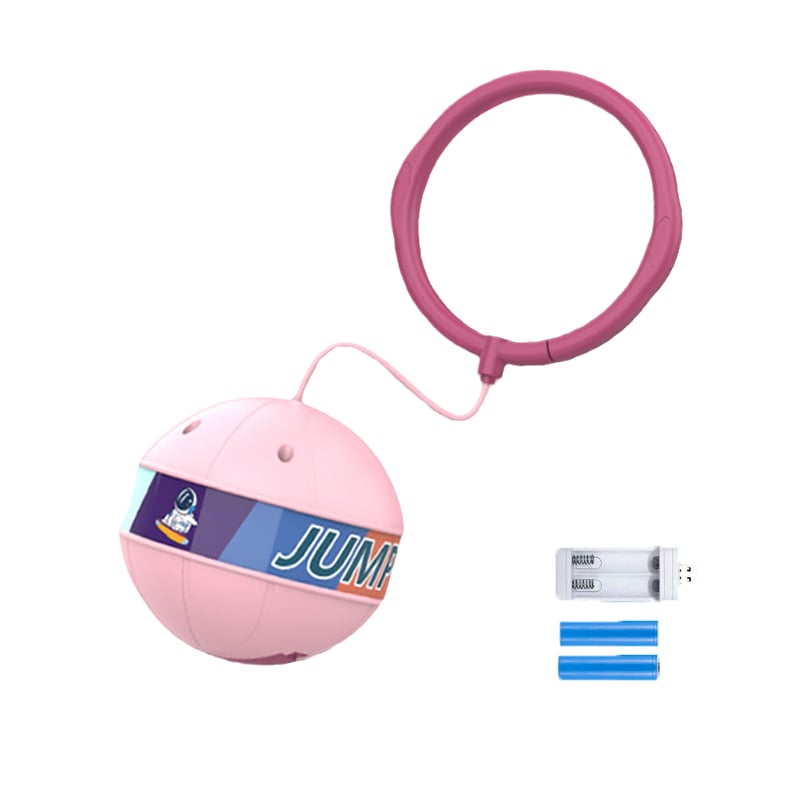 Glödande studsande boll