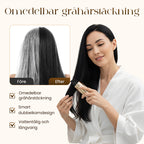 💇‍♀️ KÖP 2 FÅ 1 GRATIS! ✨ 2-i-1 Hårfärgningskam för Grått Hår - Snabb och Naturlig Täckning, Skonsam Formel för Användning Hemma 🌿📦