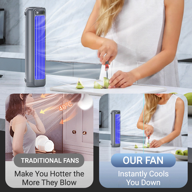 🔥Sommarrea 50% RABATT 🌊 Trådlös laddningsbar luftkonditionering❄️