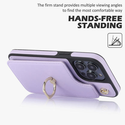 Snett bärbart mobilskal i läder med dragspel - Den perfekta kombinationen av stil och funktionalitet 📱✨