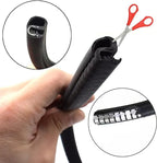 ✨ Car Door Seal Strip with Built-in Steel Clips, 2PCS B-Pillar Sealing Strip,