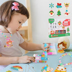 🎁DIY Crystal Paint Arts and Crafts Set-Create Keychains & Window Art, Non-Toxic Creative Gift