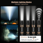 SKYFIRE 1097 ficklampa starkt ljus ultraljust utomhuscamping hemma lång räckvidd bärbar ultralång uthållighetsbelysning