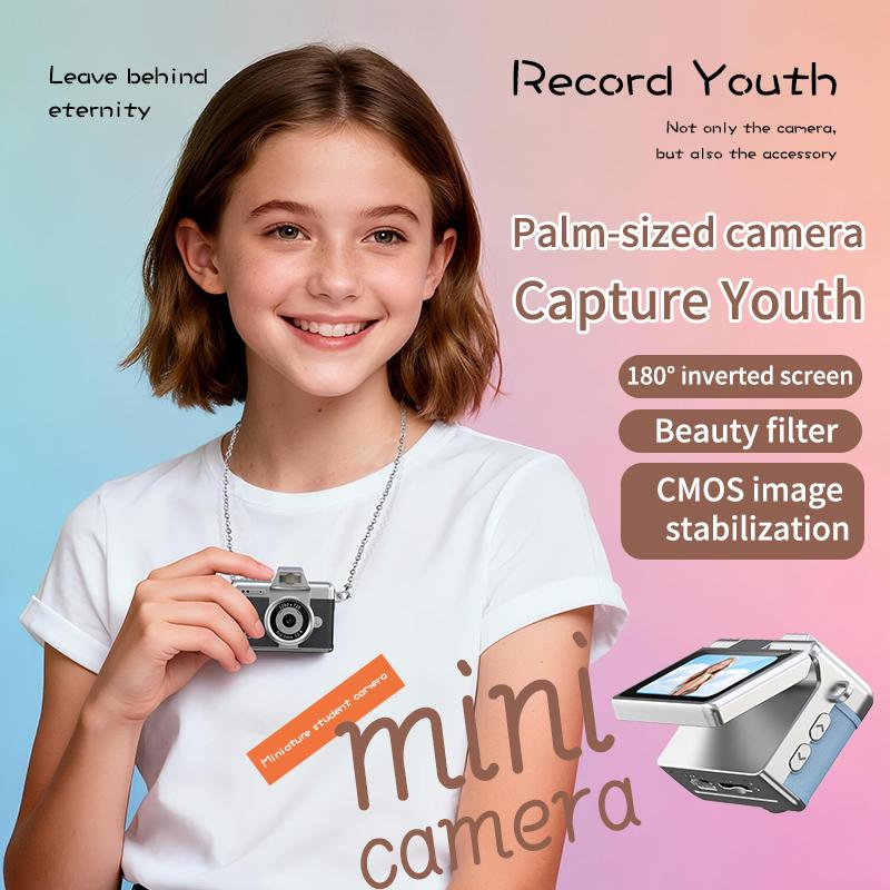 Mini digitalkamera med 1,47-tums LCD-skärm