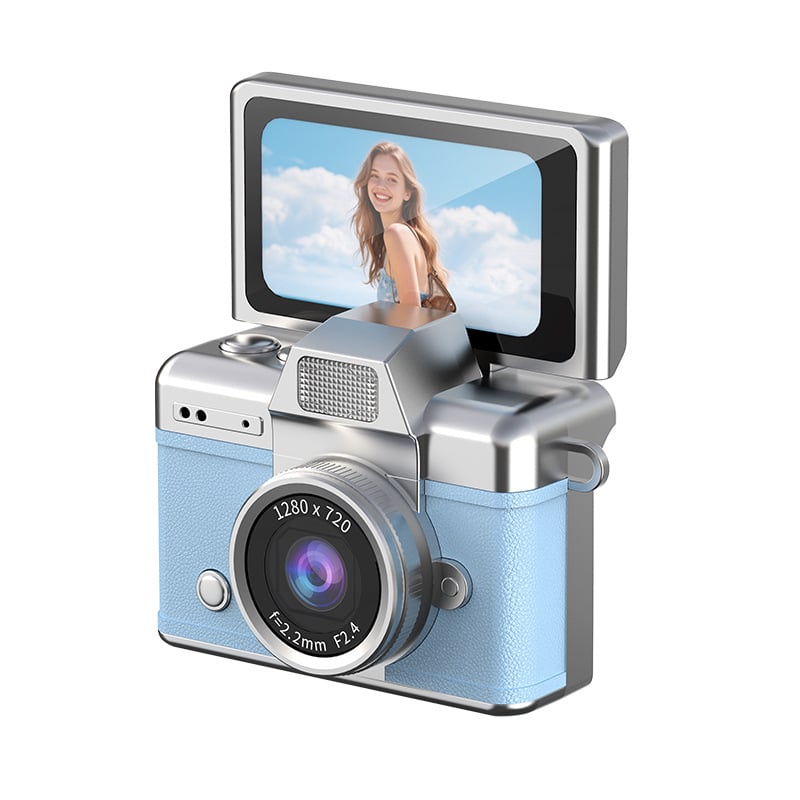 Mini digitalkamera med 1,47-tums LCD-skärm