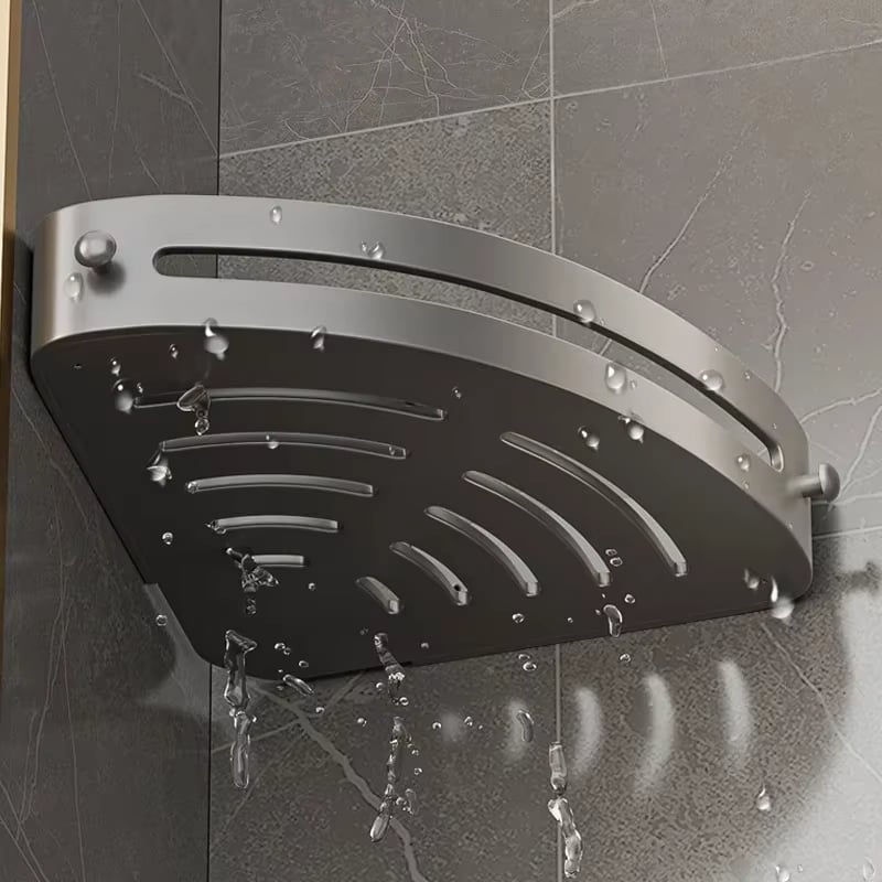 🔥 36 % RABATT – Trekantet hjørnehylle til badet