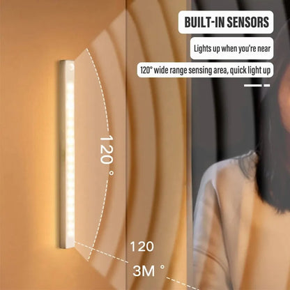 🔥 SISTE DAGS SALG 49% RABATT - 💡 Smarte magnetiske oppladbare LED-lamper med sensor, ingen støt