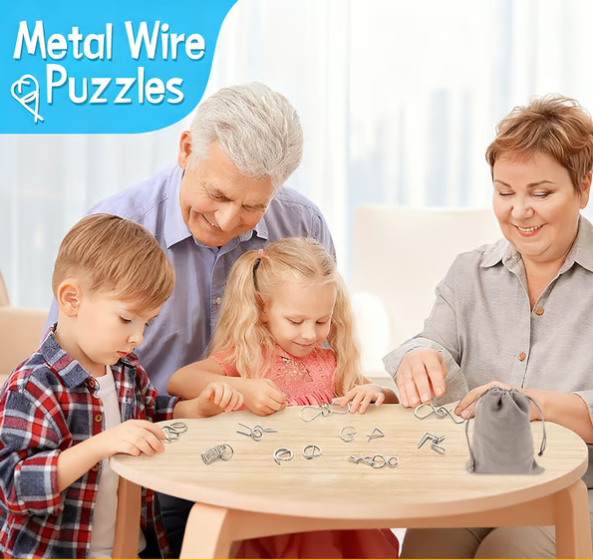 Den beste julegaven🎁 Metall Montessori-puslespill