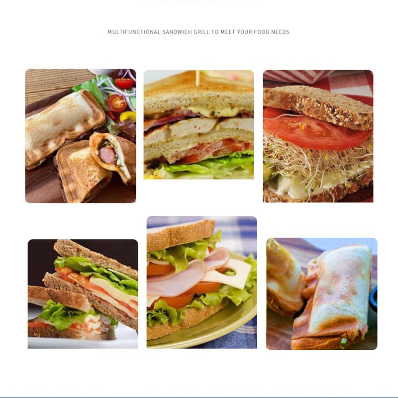 🔥 VARMT SALG 50% - Dobbeltsidig sandwich-bakeform