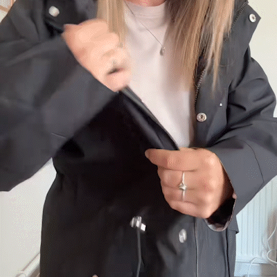🍂Höstrea 49 %💗🧥Ultimat rutig vattentät jacka för kvinnor🍃