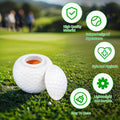 Kreativt snapsglas i form av en golfboll