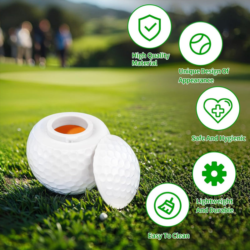 Kreativt snapsglas i form av en golfboll
