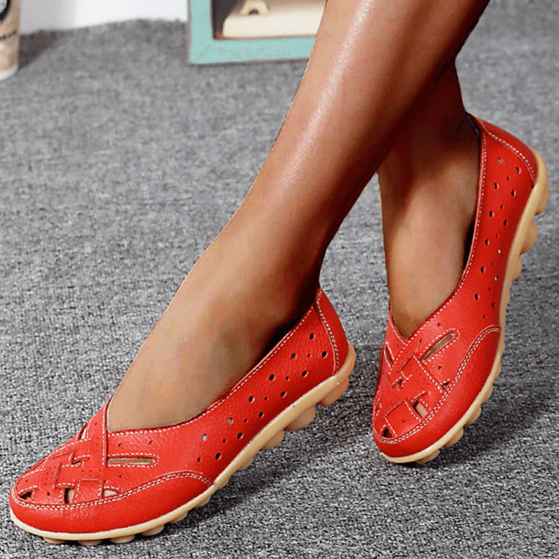 (🔥) Loafers i andningsbart läde