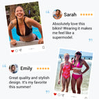 ✈️Köp 2 få fri frakt🔥Sommarrea 49% RABATT💥👙Bikineset med magkontroll och färgblock