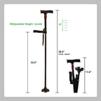 Larm-LED-Doppelhandgriff-Seniorenstock