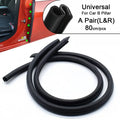 ✨ Car Door Seal Strip with Built-in Steel Clips, 2PCS B-Pillar Sealing Strip,