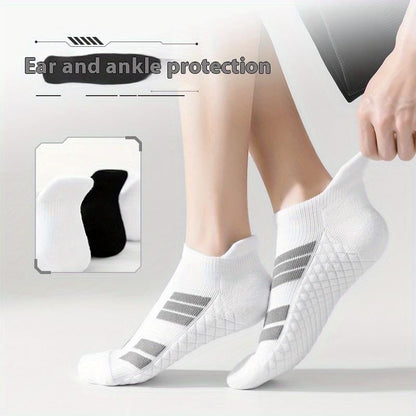 🧦Unisex No-Show-sokker – sklisikre, pustende og perfekte for sport