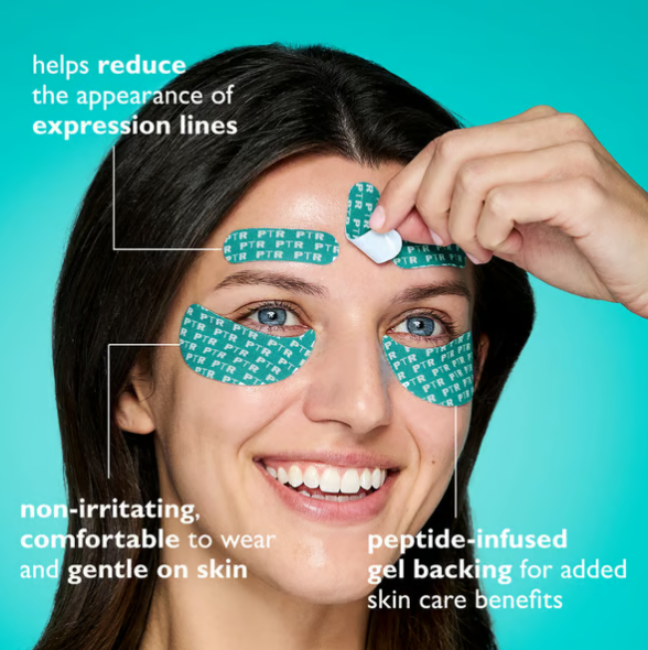 Peptide Skin Injection Peptid-infusert ansikts- og øyetape