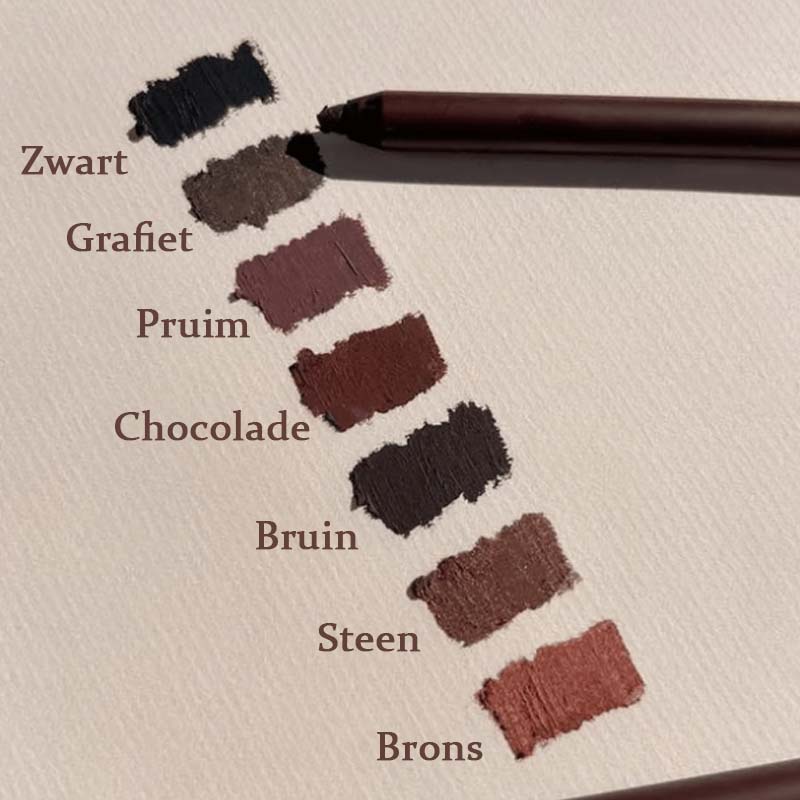 🎁Köp 1, få 1 gratis🔥-🌟24-timmars vattenfast eyeliner duo vässbar ögonpenna💦