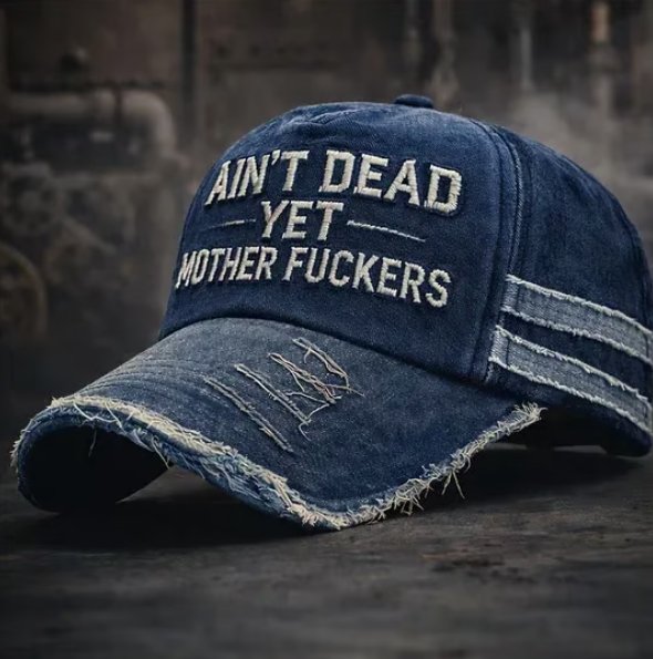 🎉Ain't Dead Yet Vintage Trucker Cap