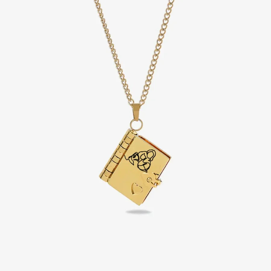 For Granddaughter - The Most Beautiful Chapter Book Necklace