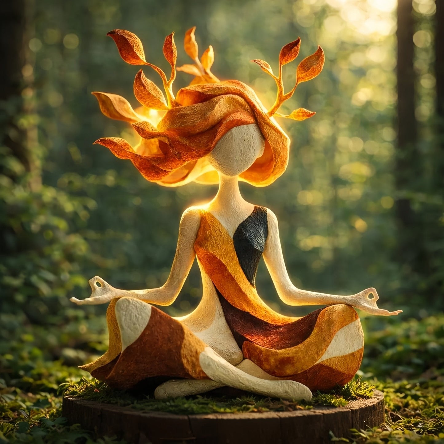 🔥Serenity Growth | Skulptur som symboliserer indre harmoni