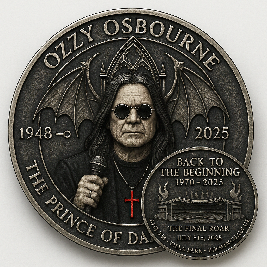 Ozzy Osbourne avskjedsmynt